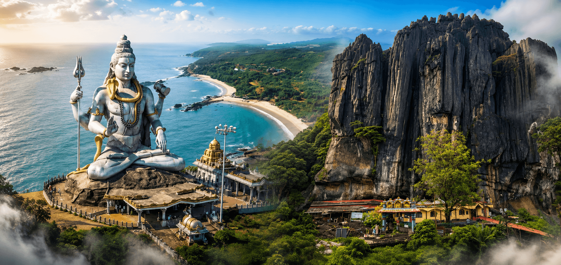 Gokarna β’ Murudeshwar β’ Yana Caves β’ Jog Falls | Pune β trek hero photo